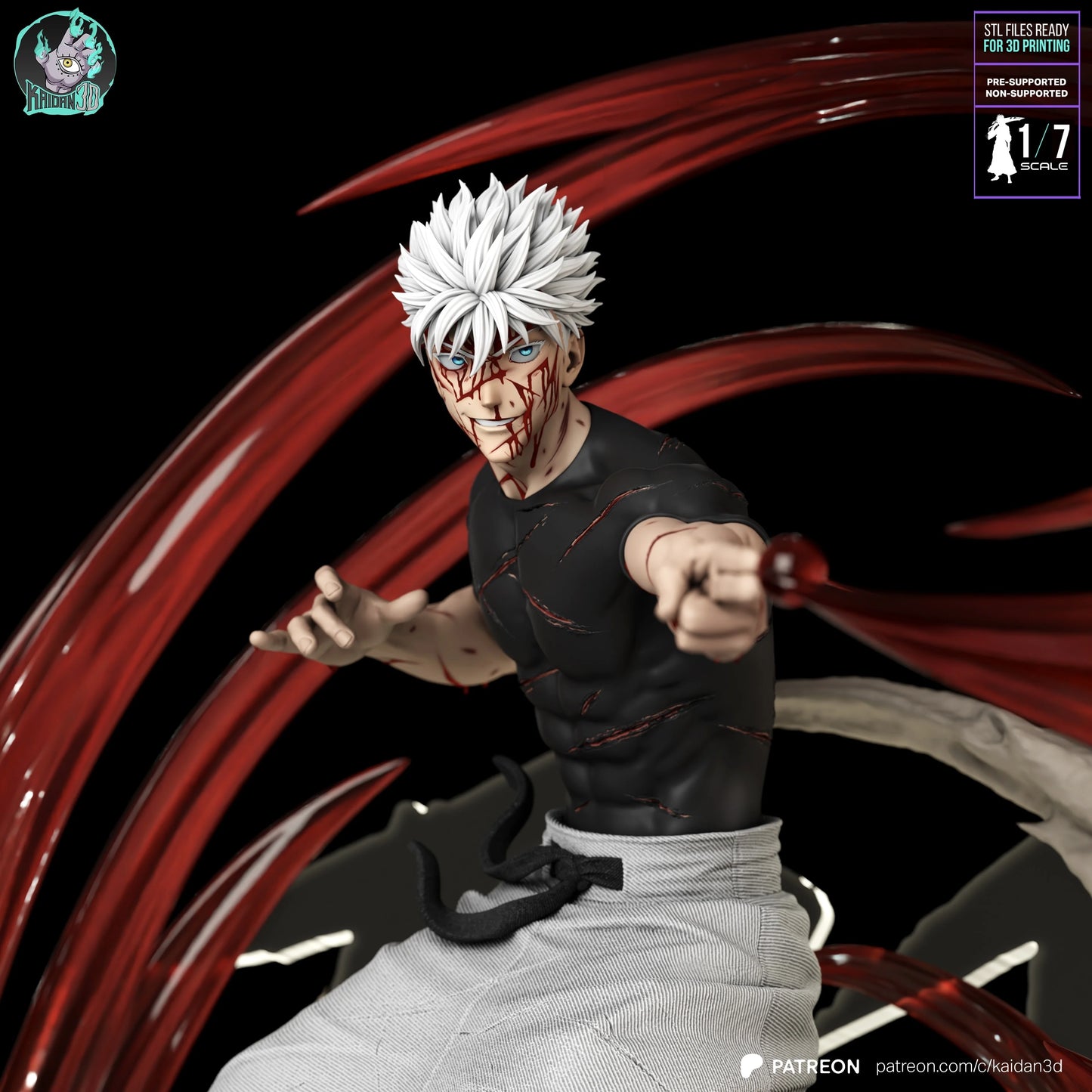 Satoru Gojo Toji's Outfit | Jujutsu Kaisen | Handcrafted Figure