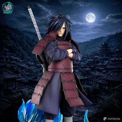 Anime Warrior In Red Armor | Shinobi | Handcrafted Figure