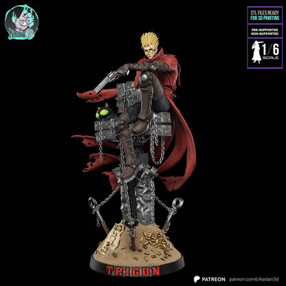 Vash the Stampede | Trigun | Handcrafted Figure
