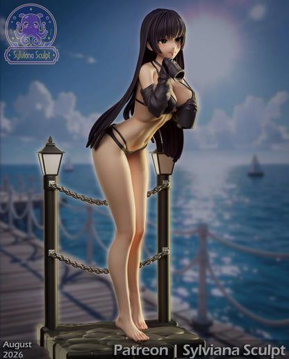 Gothic Bassist | Handcrafted Figure