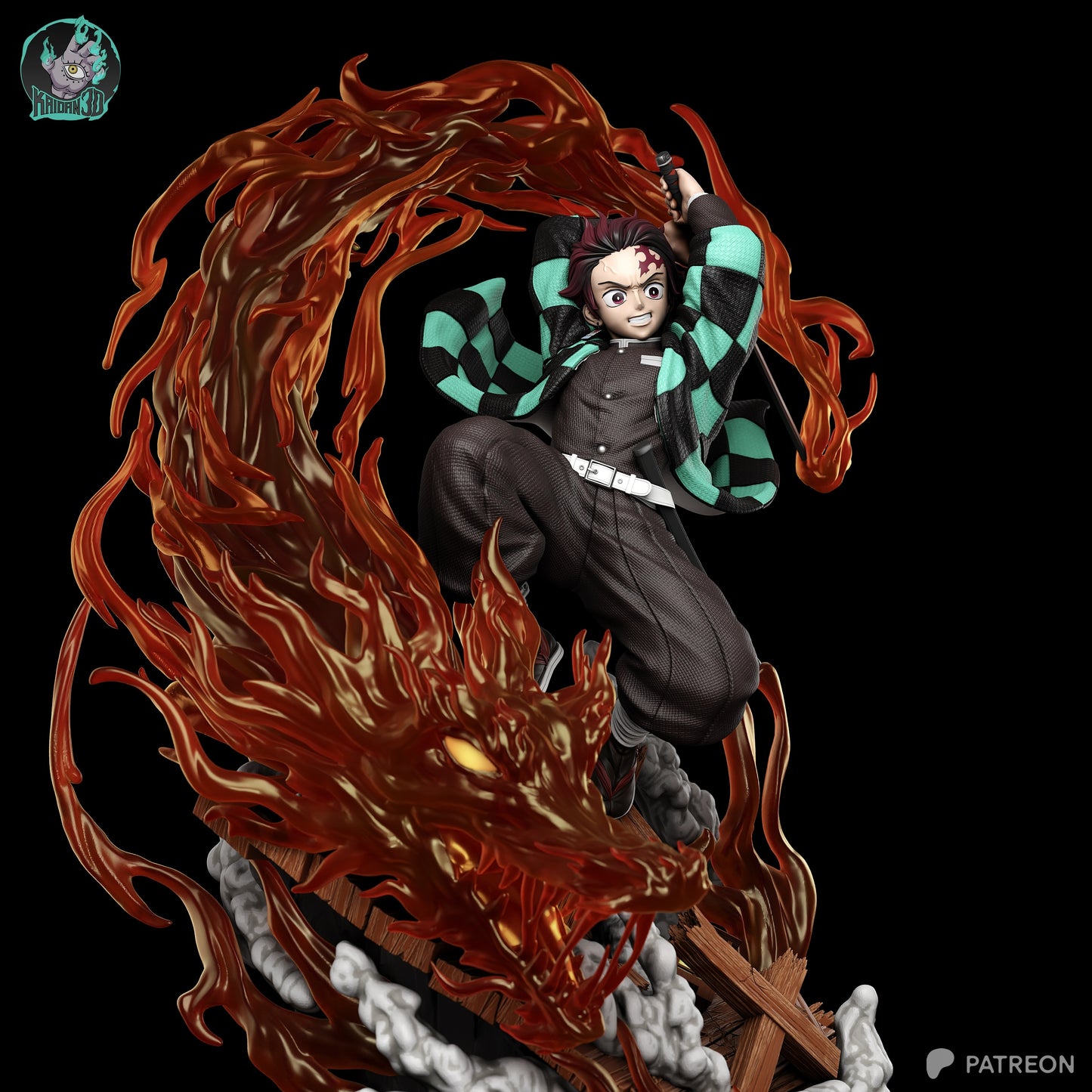Tanjiro Kamado | Demon Slayer | Handcrafted Figure