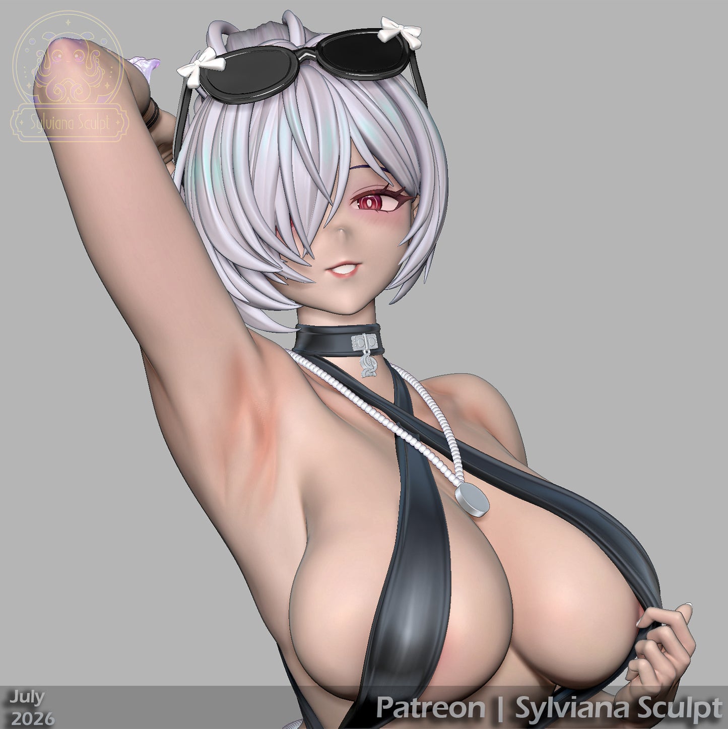 Bunny Glass Princess (Swimsuit) | Handcrafted Figure