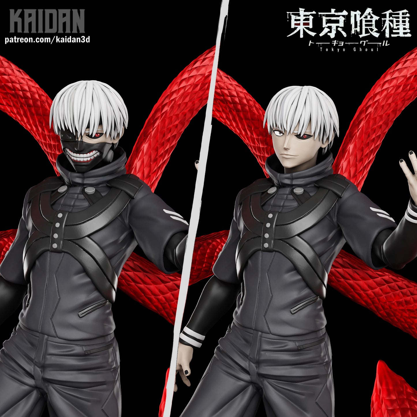 Ken Kaneki | Tokyo Ghoul | Handcrafted Figure