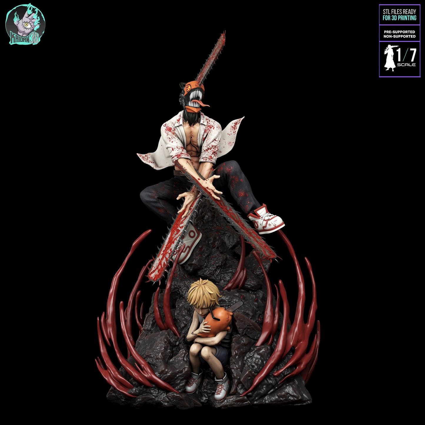 Heart of the Chainsaw | Chainsaw | Handcrafted Figure