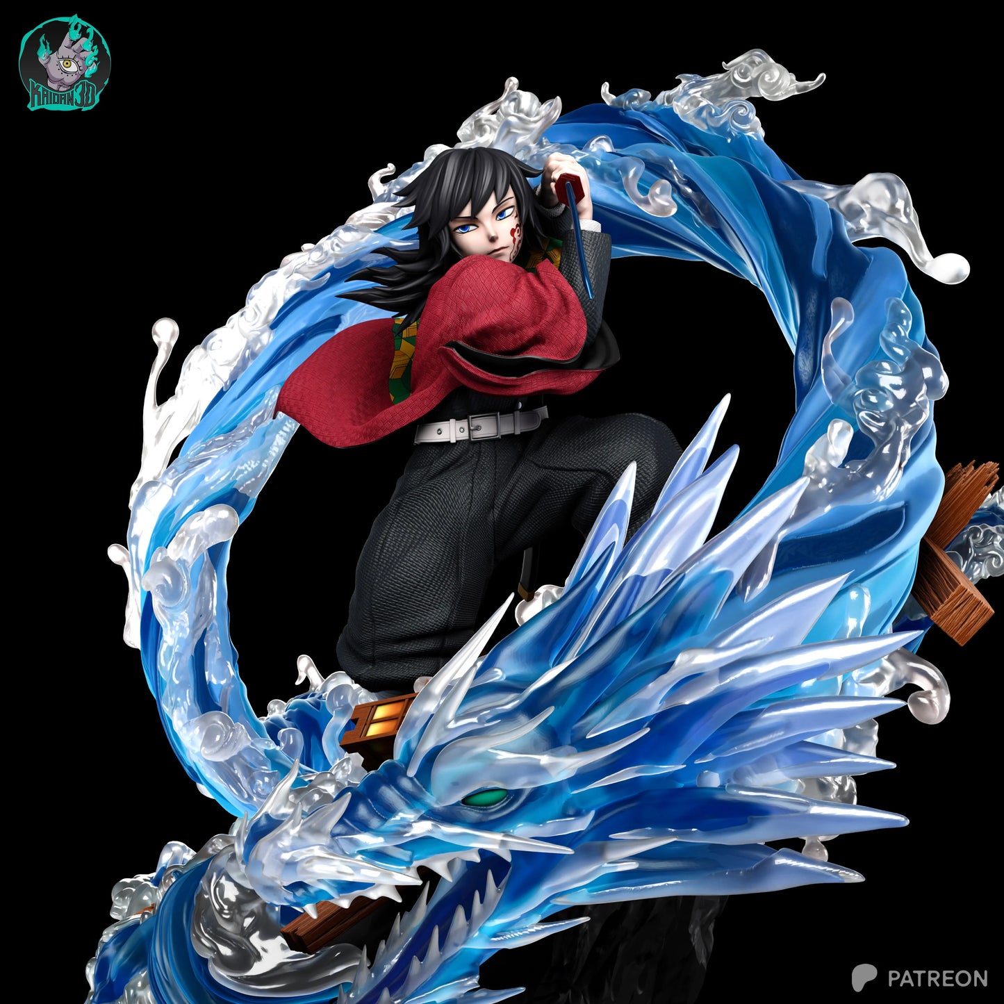 Giyu Tomioka | Demon Slayer | Handcrafted Figure