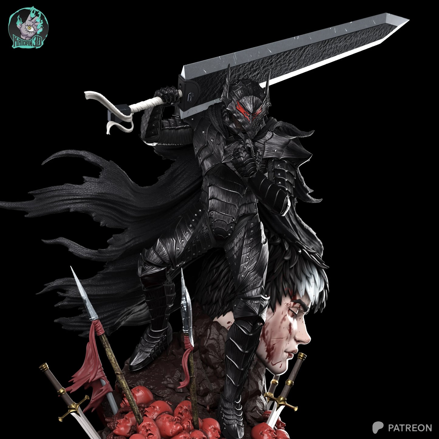 Guts Berserker Armor | Berserk | Handcrafted Figure