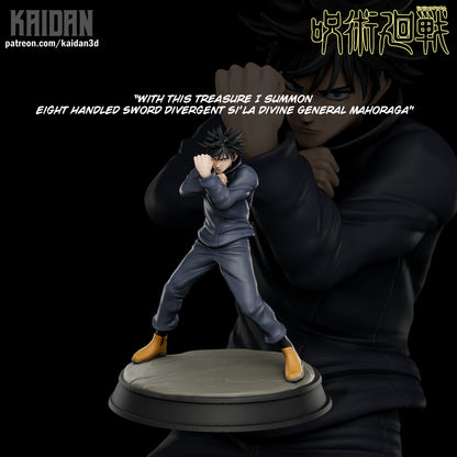 Megumi x Mahoraga | Jujutsu Kaisen | Handcrafted Figure
