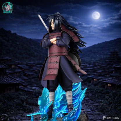 Anime Warrior In Red Armor | Shinobi | Handcrafted Figure