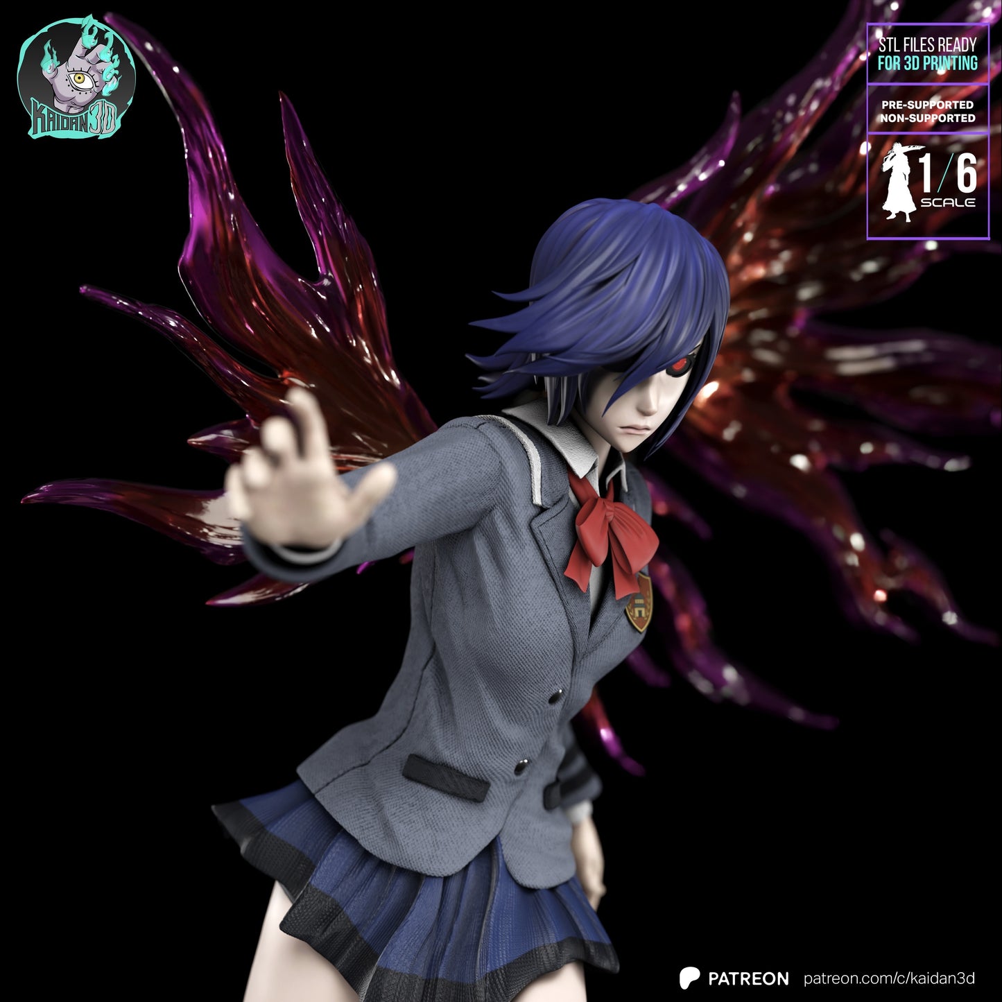 Touka Kirishima | Tokyo Ghoul | Handcrafted Figure