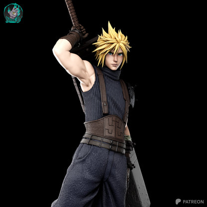 Cloud | Final Fantasy VII | Handcrafted Figure