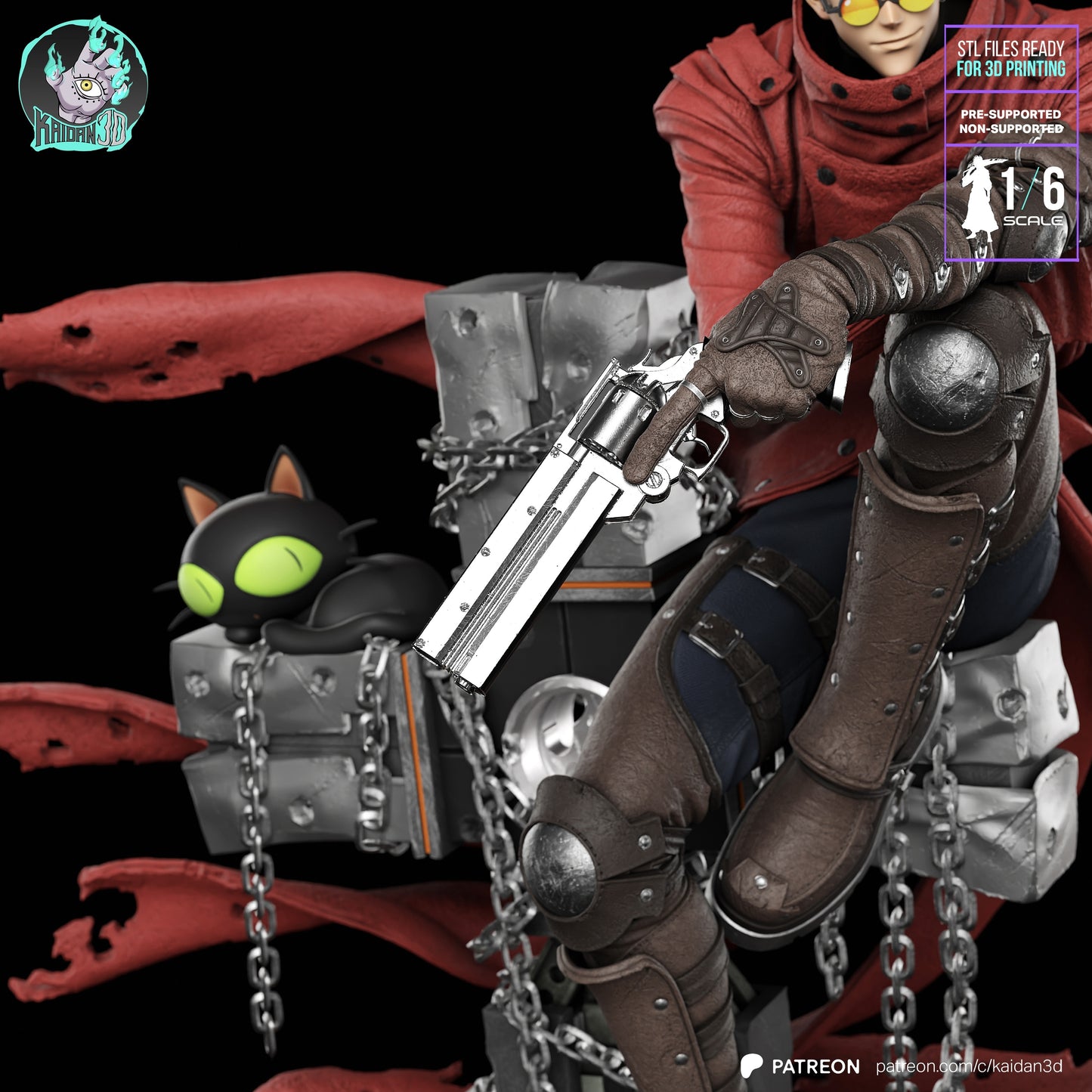 Vash the Stampede | Trigun | Handcrafted Figure
