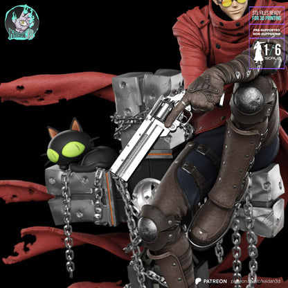 Vash the Stampede | Trigun | Handcrafted Figure