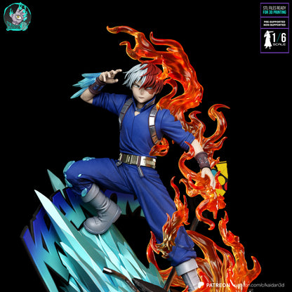 Shoto Todoroki | My Hero Academia | Handcrafted Figure