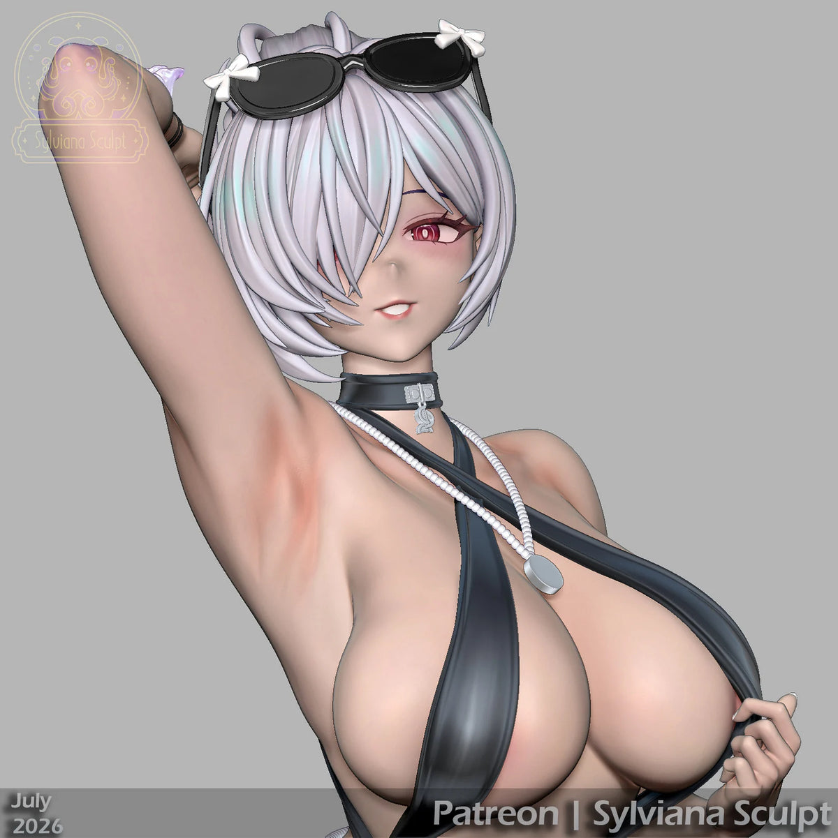 Bunny Glass Princess (Swimsuit) | Handcrafted Figure