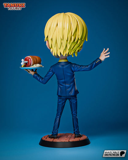 Stylish Chef Fighter | Handcrafted Figure