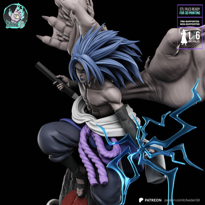 The Crimson-Eyed Avenger | Shinobi | Handcrafted Figure