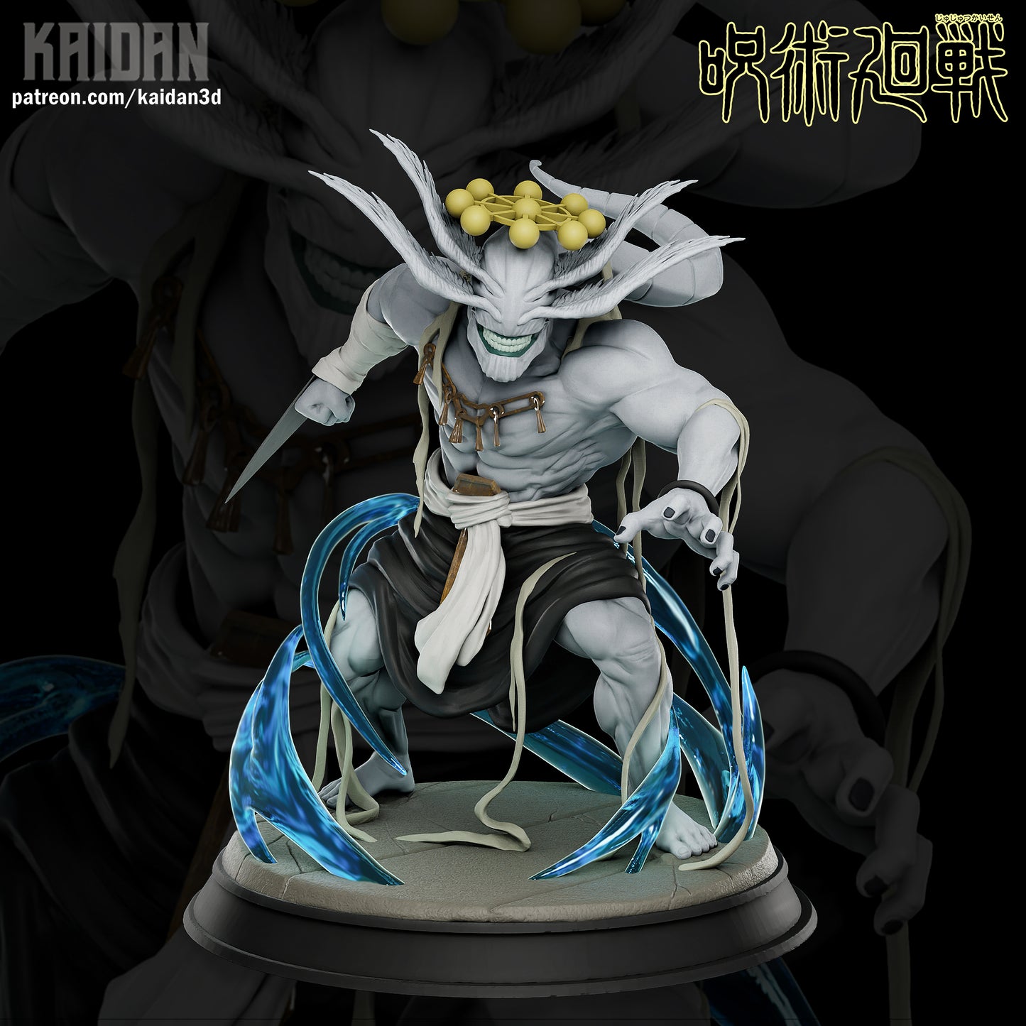 Megumi x Mahoraga | Jujutsu Kaisen | Handcrafted Figure