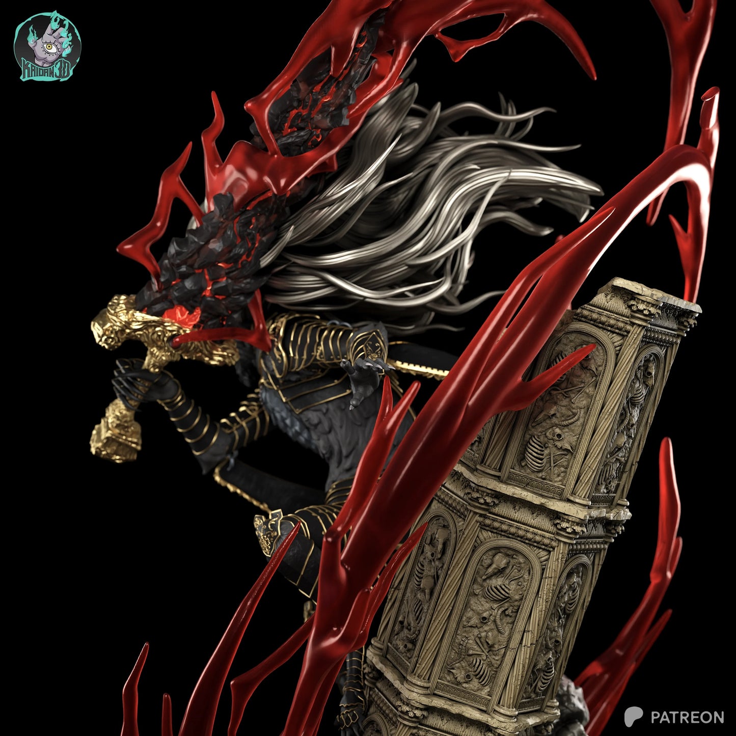 Maliketh The Black Blade | Elden Ring | Handcrafted Figure