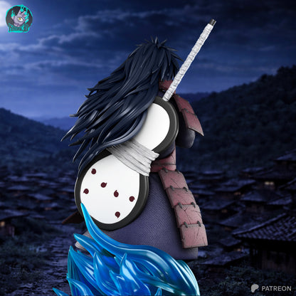 Anime Warrior In Red Armor | Shinobi | Handcrafted Figure