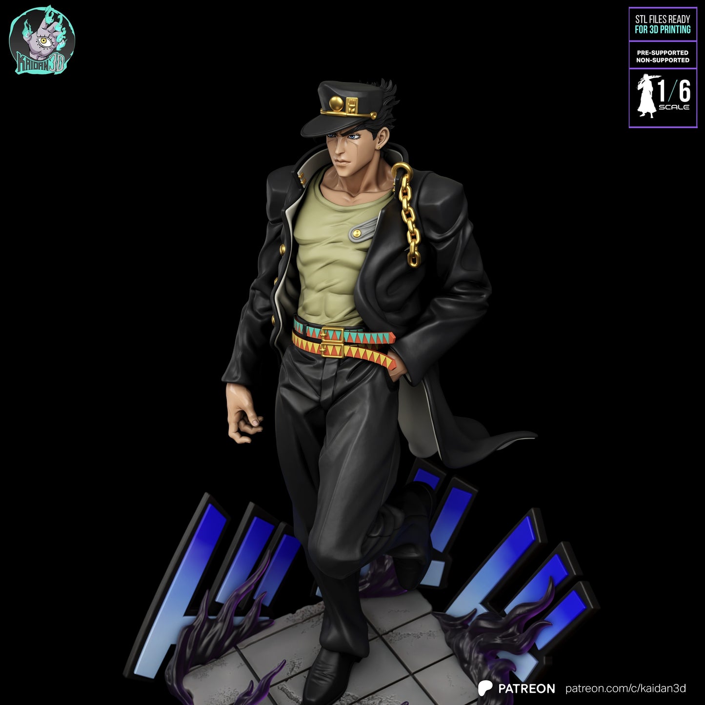 Jotaro Kujo | Jojo's Bizarre Adventure | Handcrafted Figure