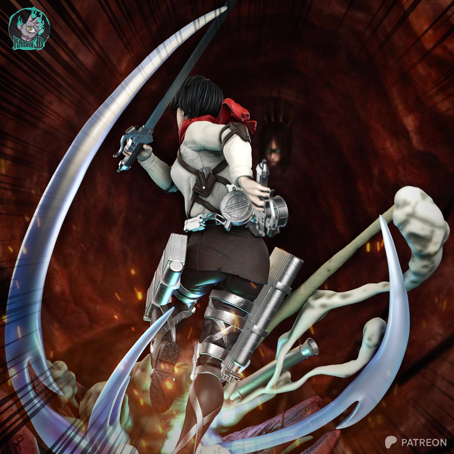 Mikasa | Attack on Titan | Handcrafted Figure