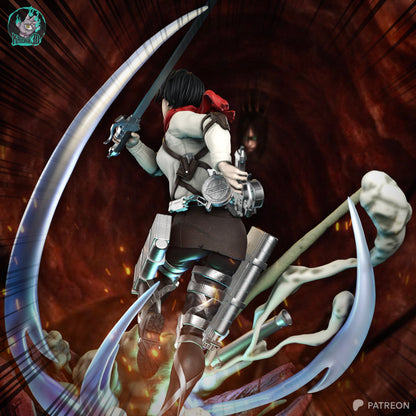 Mikasa | Attack on Titan | Handcrafted Figure