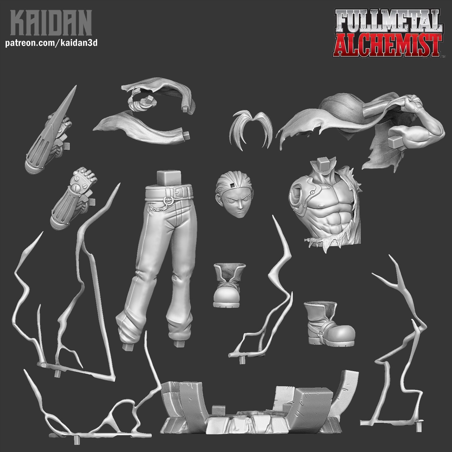 Elric Brothers | Fullmetal Alchemist | Handcrafted Figure