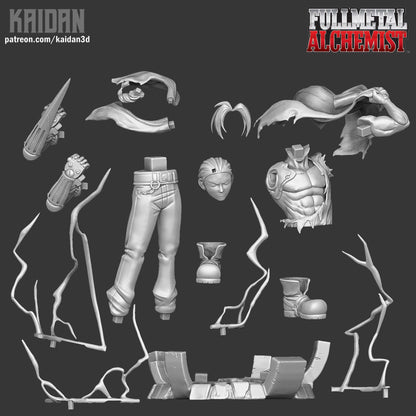 Elric Brothers | Fullmetal Alchemist | Handcrafted Figure
