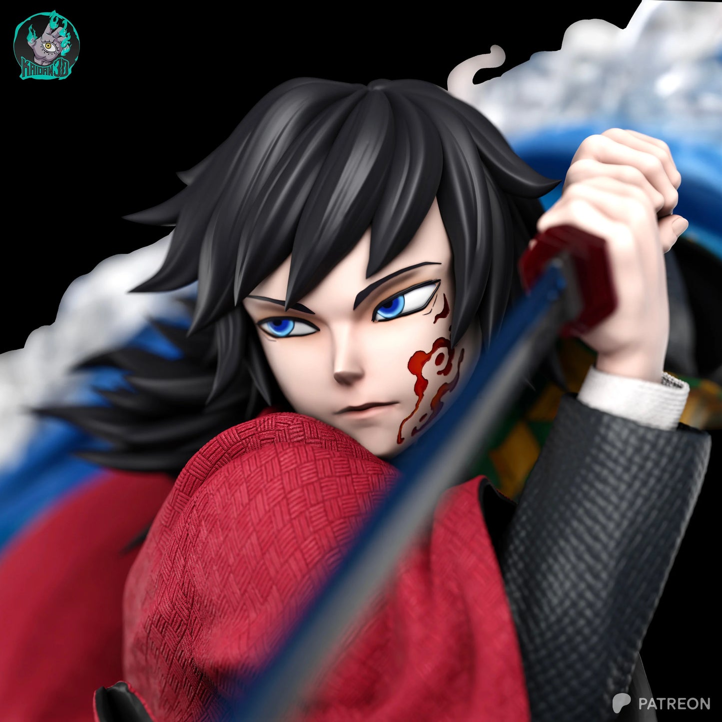 Giyu Tomioka | Demon Slayer | Handcrafted Figure