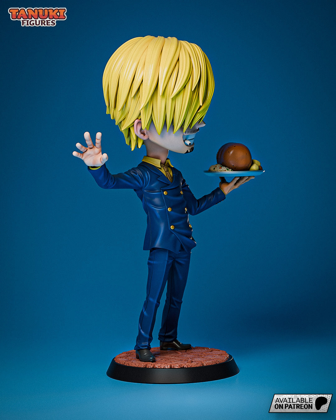 Stylish Chef Fighter | Handcrafted Figure