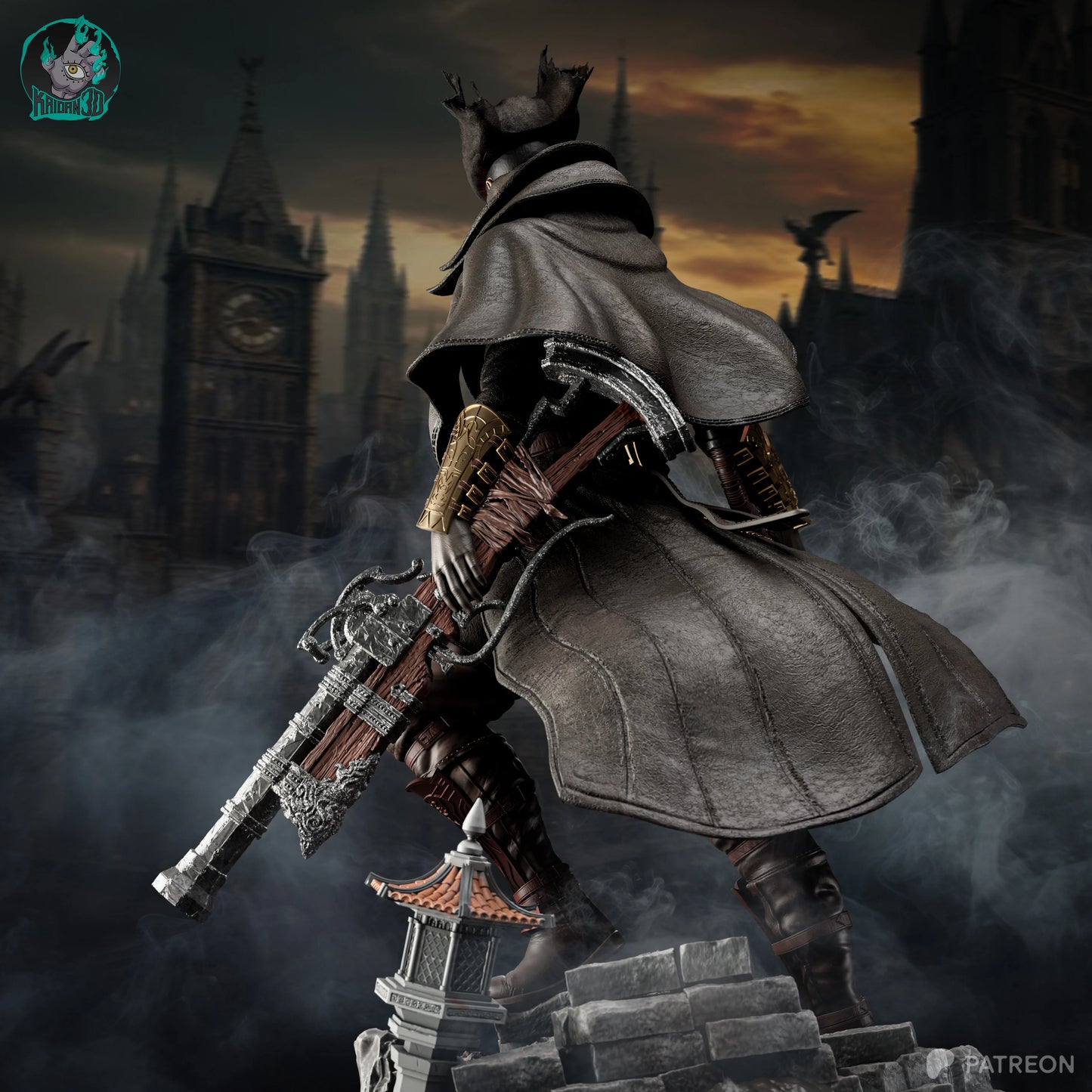 The Hunter | Bloodborne | Handcrafted Figure