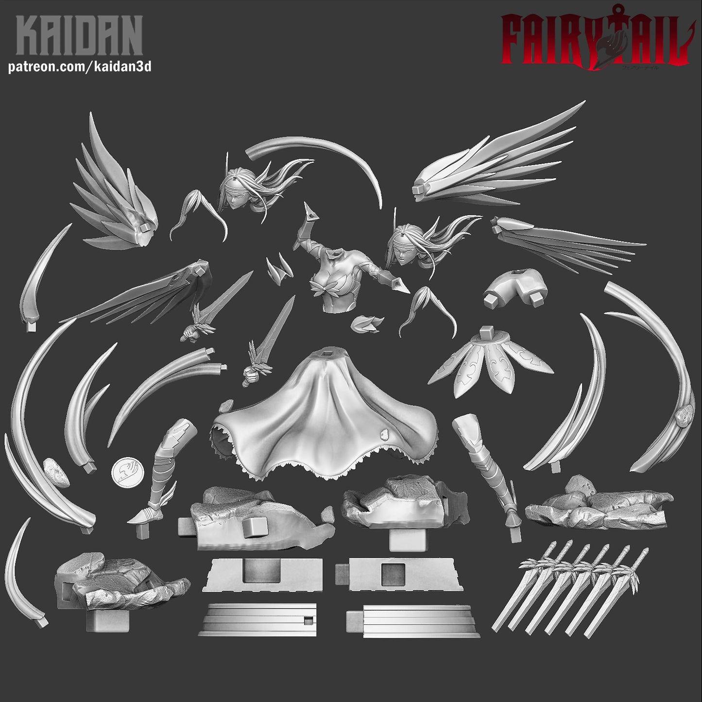 Erza Scarlet | Fairy Taill | Handcrafted Figure