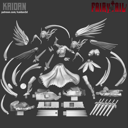 Erza Scarlet | Fairy Taill | Handcrafted Figure