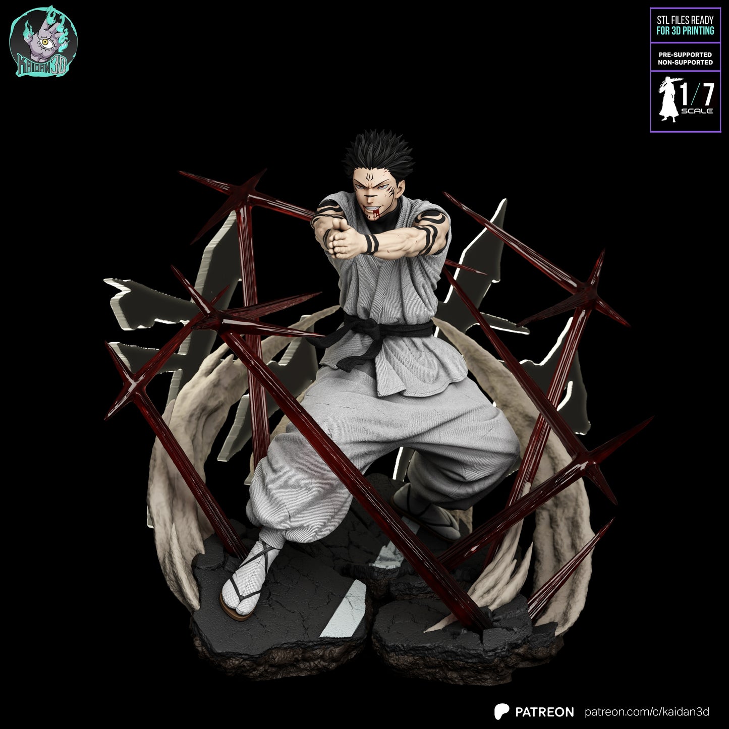 Sukuna Megumi's | Jujutsu Kaisen | Handcrafted Figure