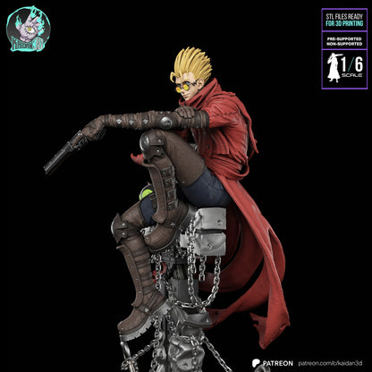 Vash the Stampede | Trigun | Handcrafted Figure