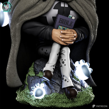 Gentle Giant & Pink-Haired Girl | Handcrafted Figure