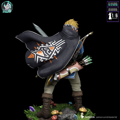 Fantasy Elf Hero | Handcrafted Figure