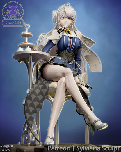 Crimson Scissor Maid | Handcrafted Figure