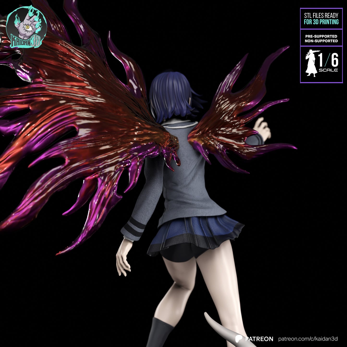 Touka Kirishima | Tokyo Ghoul | Handcrafted Figure