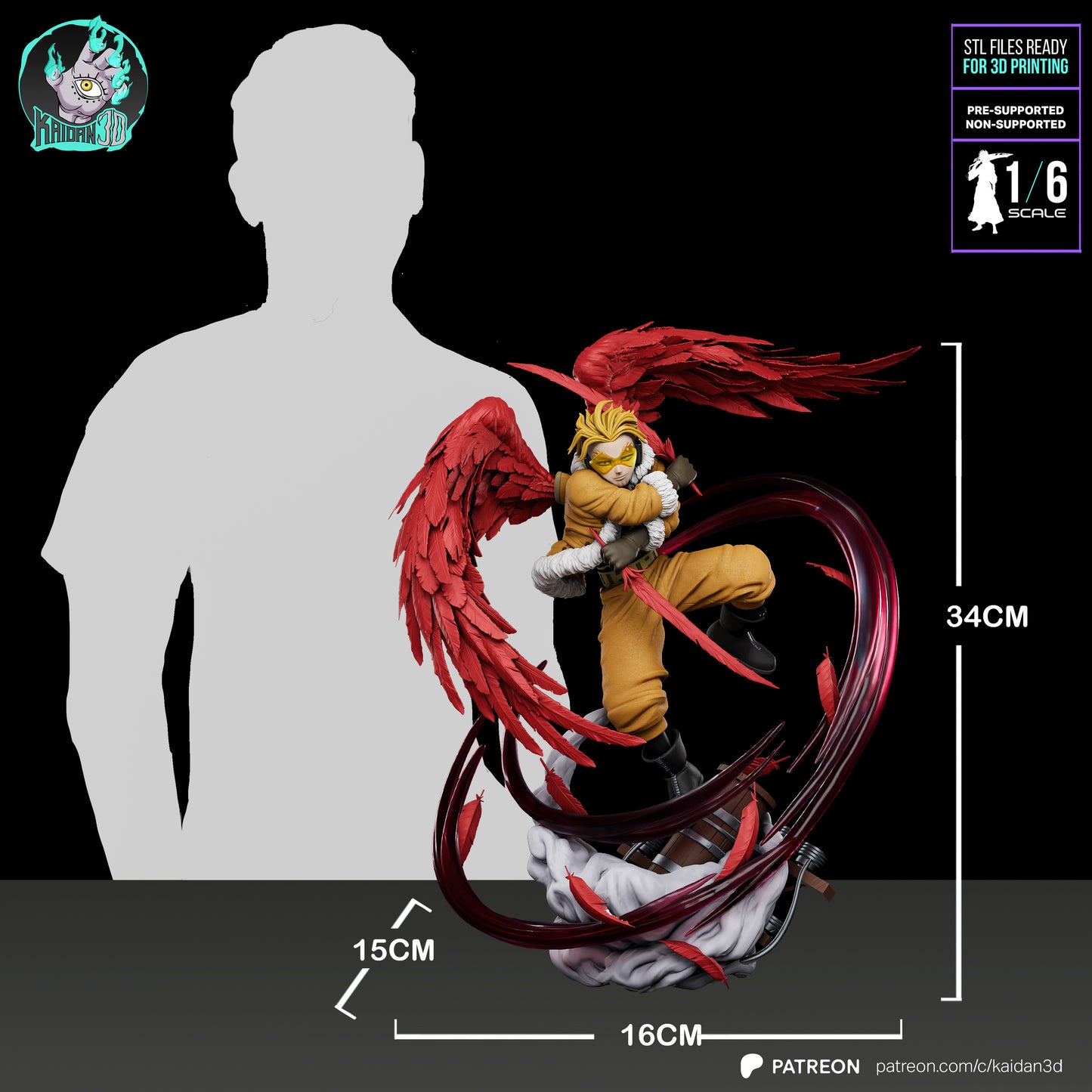 Hawks (Keigo Takami) | My Hero Academia | Handcrafted Figure