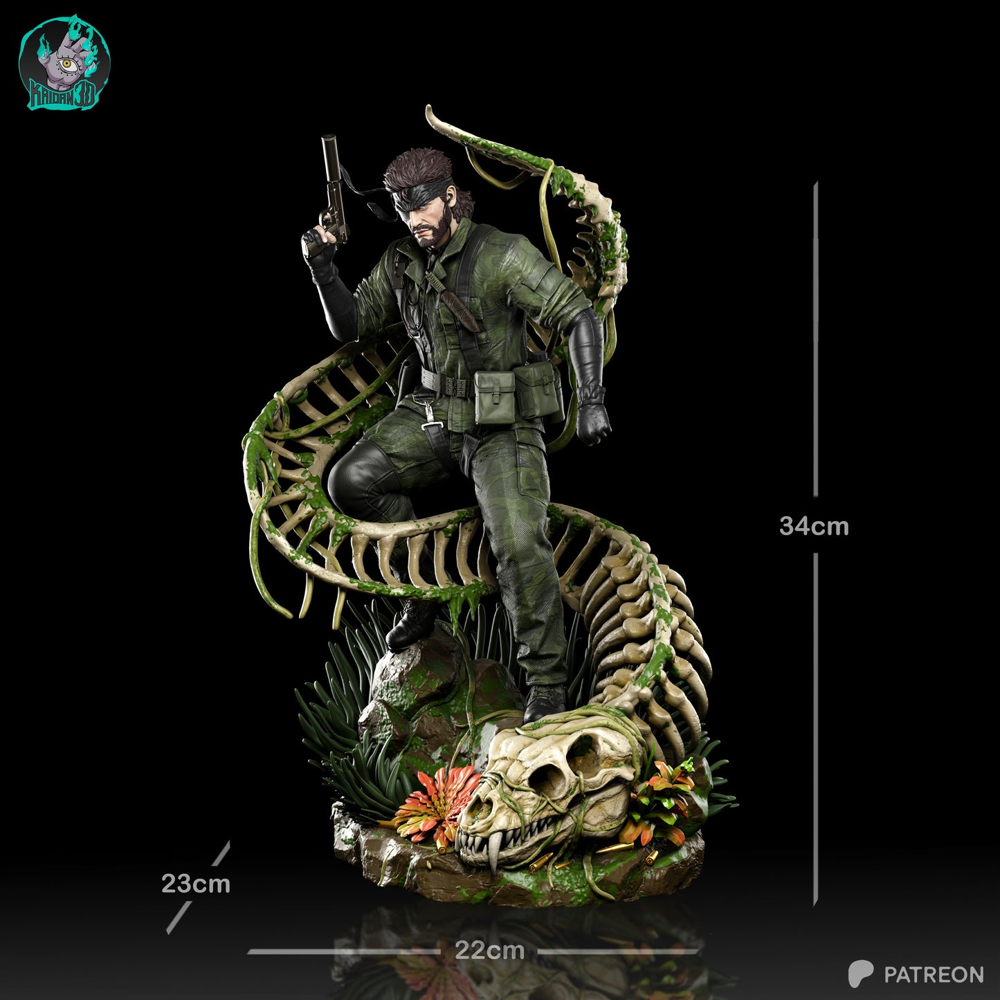 Big Boss | Metal Gear | Handcrafted Figure