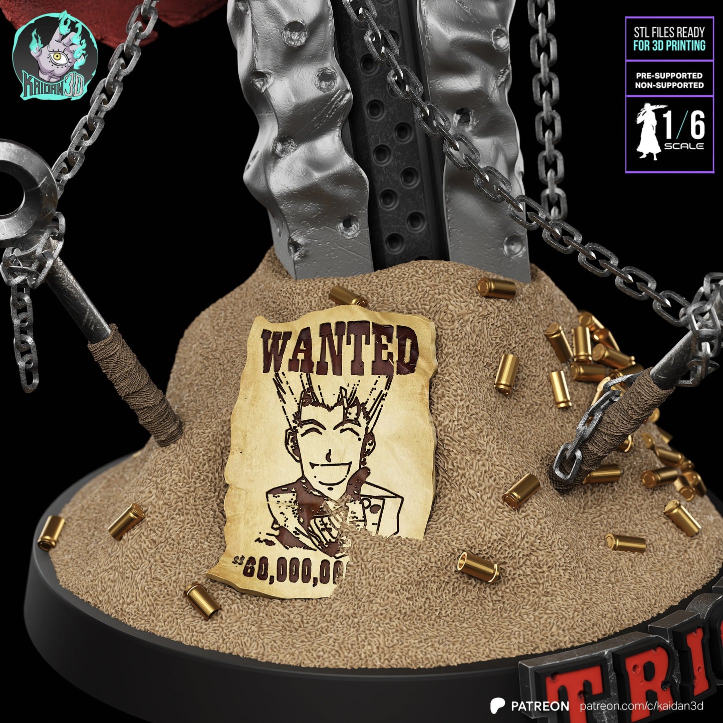 Vash the Stampede | Trigun | Handcrafted Figure