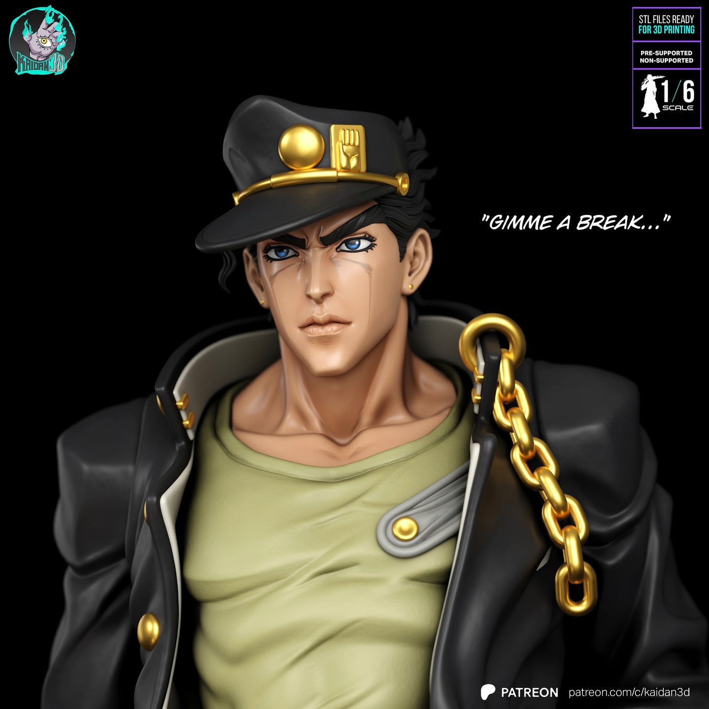 Jotaro Kujo | Jojo's Bizarre Adventure | Handcrafted Figure