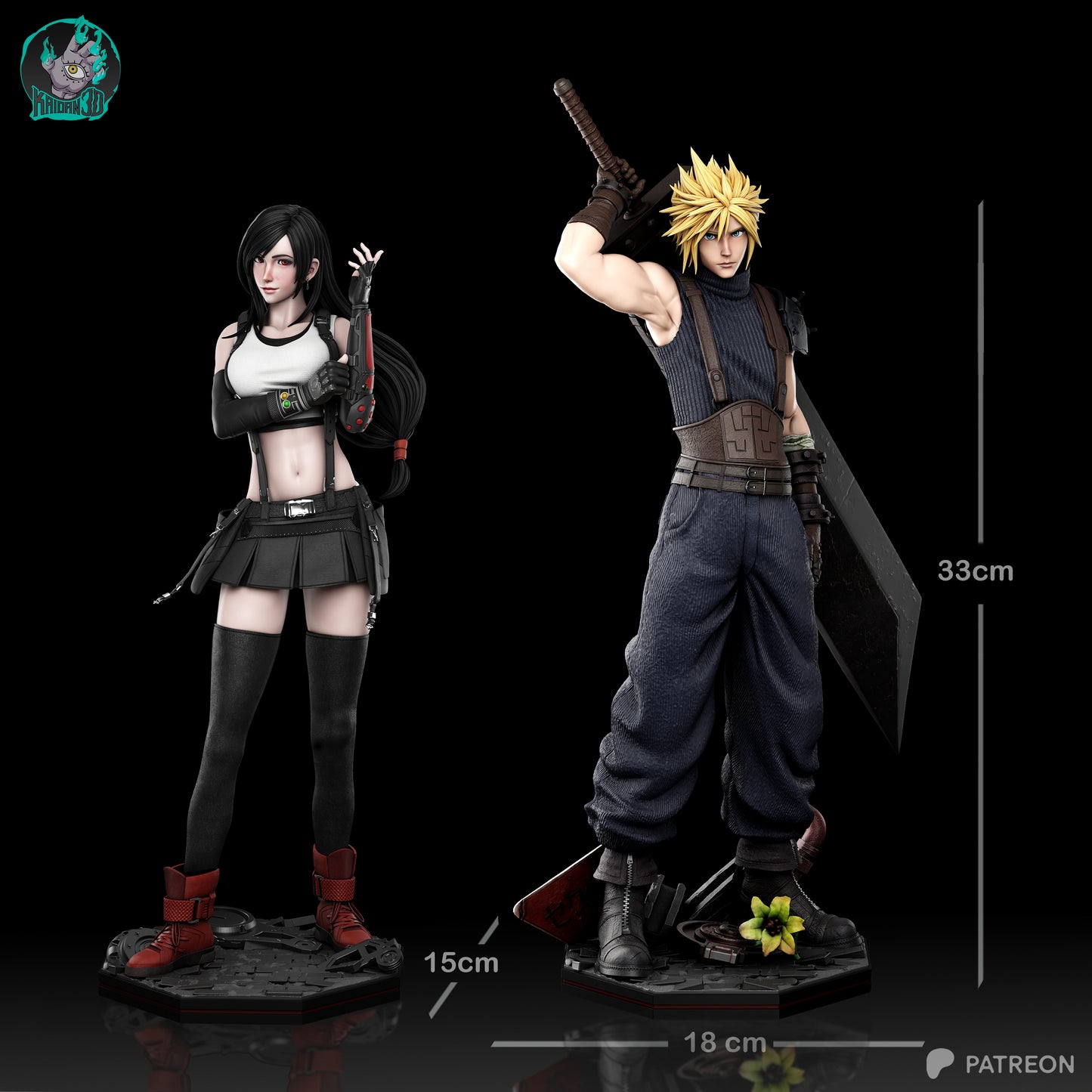 Cloud | Final Fantasy VII | Handcrafted Figure