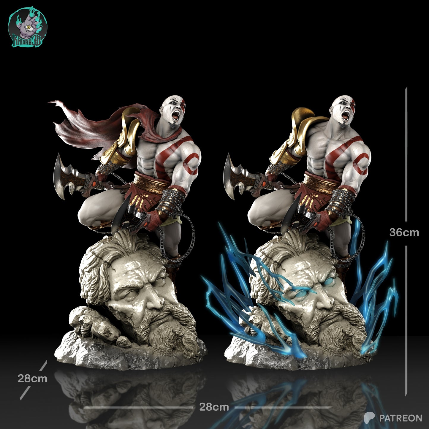 Kratos | God of War | Handcrafted Figure