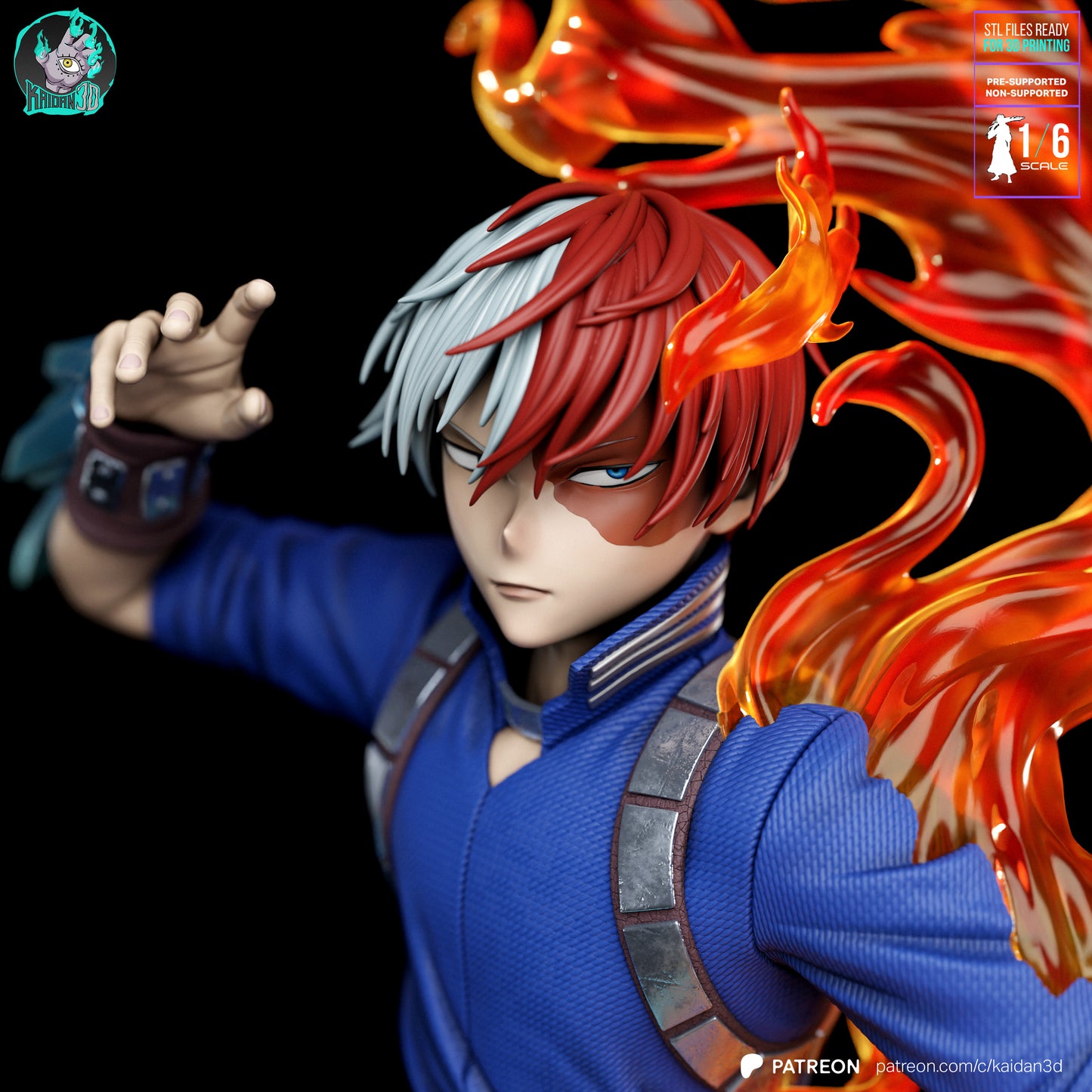 Shoto Todoroki | My Hero Academia | Handcrafted Figure