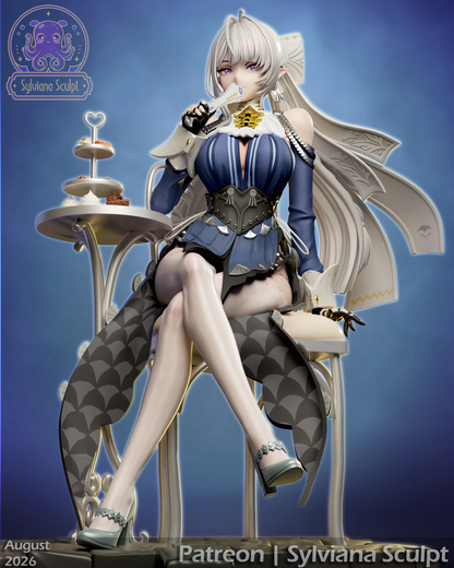 Crimson Scissor Maid | Handcrafted Figure
