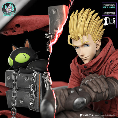 Vash the Stampede | Trigun | Handcrafted Figure