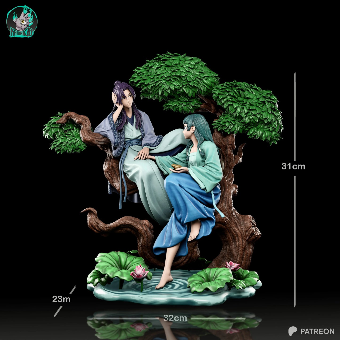 Jinshi x Maomao | The Apothecary Diaries | Handcrafted Figure