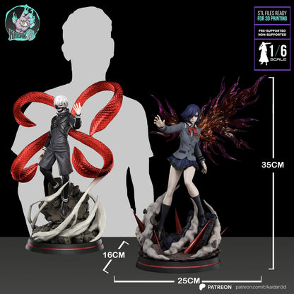 Touka Kirishima | Tokyo Ghoul | Handcrafted Figure